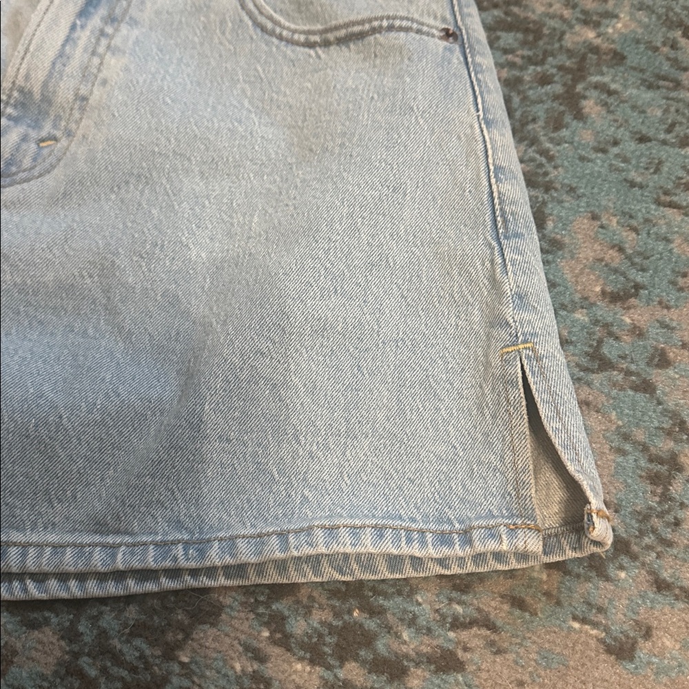 Abercrombie & Fitch Light Blue Jean Shorts - Dad Shorts - Curve Love - Picture 14 of 14